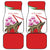 Lebanon Striped Hyena Car Mats With Cyclamen Flowers - Wonder Print Shop