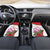 Lebanon Striped Hyena Car Mats With Cyclamen Flowers - Wonder Print Shop