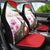 Lebanon Striped Hyena Car Seat Cover With Cyclamen Flowers - Wonder Print Shop