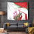 Lebanon Striped Hyena Tapestry With Cyclamen Flowers - Wonder Print Shop
