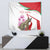 Lebanon Striped Hyena Tapestry With Cyclamen Flowers - Wonder Print Shop