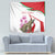 Lebanon Striped Hyena Tapestry With Cyclamen Flowers - Wonder Print Shop