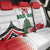 Custom Lebanon Independence Day Back Car Seat Cover Cyclamen Flowers Blooming - Wonder Print Shop