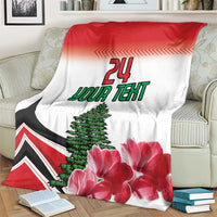 Custom Lebanon Independence Day Blanket Cyclamen Flowers Blooming