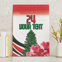 Custom Lebanon Independence Day Canvas Wall Art Cyclamen Flowers Blooming - Wonder Print Shop