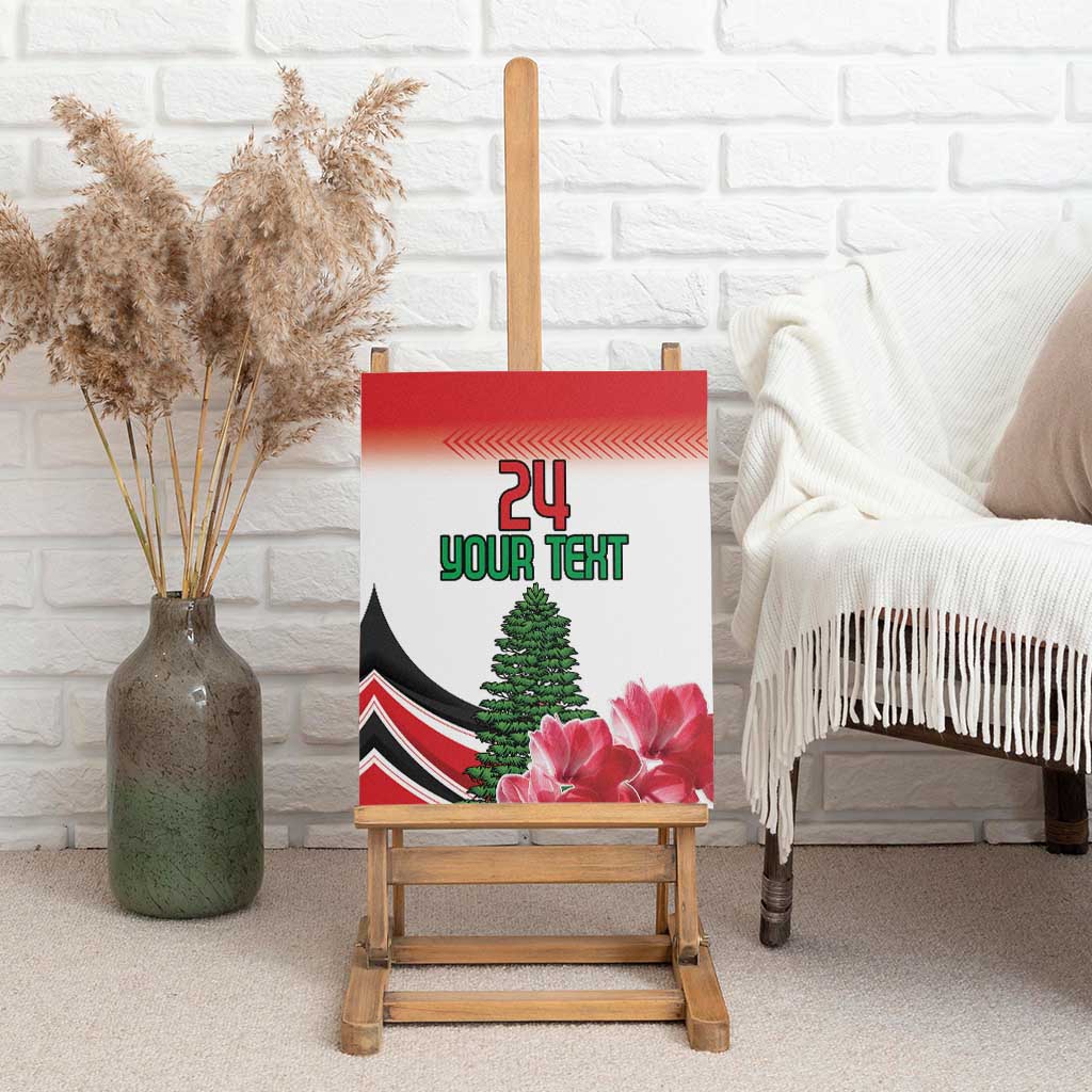 Custom Lebanon Independence Day Canvas Wall Art Cyclamen Flowers Blooming - Wonder Print Shop