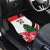 Custom Lebanon Independence Day Car Mats Cyclamen Flowers Blooming - Wonder Print Shop