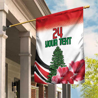 Custom Lebanon Independence Day Garden Flag Cyclamen Flowers Blooming - Wonder Print Shop
