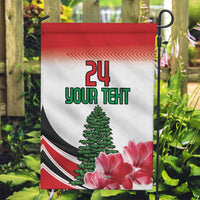 Custom Lebanon Independence Day Garden Flag Cyclamen Flowers Blooming - Wonder Print Shop