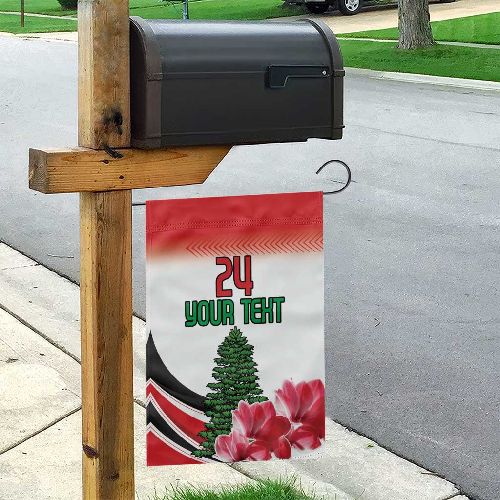 Custom Lebanon Independence Day Garden Flag Cyclamen Flowers Blooming - Wonder Print Shop