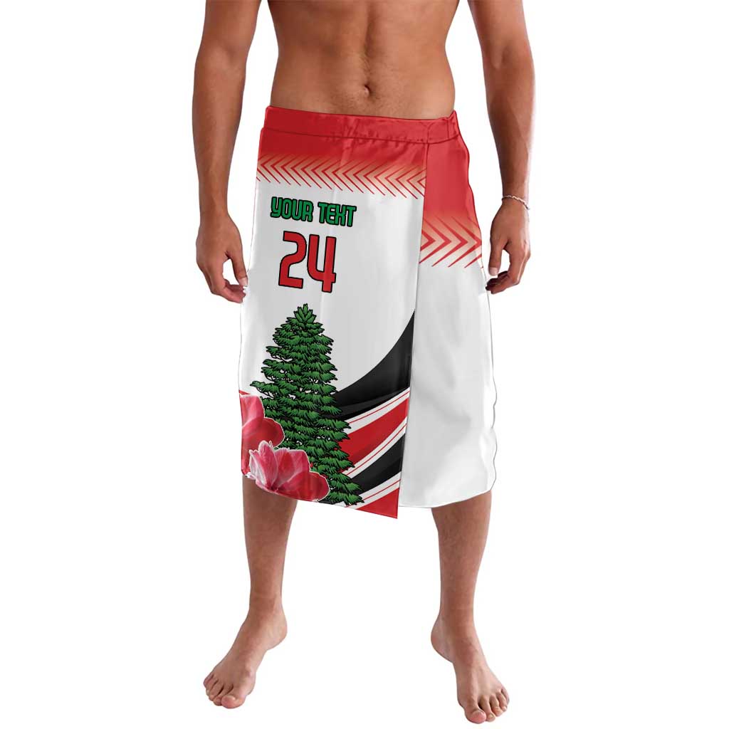 Custom Lebanon Independence Day Lavalava Cyclamen Flowers Blooming - Wonder Print Shop