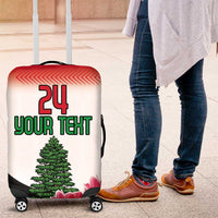 Custom Lebanon Independence Day Luggage Cover Cyclamen Flowers Blooming - Wonder Print Shop