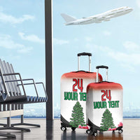 Custom Lebanon Independence Day Luggage Cover Cyclamen Flowers Blooming - Wonder Print Shop