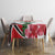 Custom Lebanon Independence Day Tablecloth Cyclamen Flowers Blooming - Wonder Print Shop