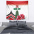 Custom Lebanon Independence Day Tapestry Cyclamen Flowers Blooming - Wonder Print Shop