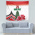 Custom Lebanon Independence Day Tapestry Cyclamen Flowers Blooming - Wonder Print Shop