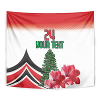 Custom Lebanon Independence Day Tapestry Cyclamen Flowers Blooming - Wonder Print Shop