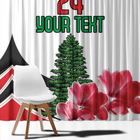 Custom Lebanon Independence Day Window Curtain Cyclamen Flowers Blooming - Wonder Print Shop