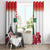 Custom Lebanon Independence Day Window Curtain Cyclamen Flowers Blooming - Wonder Print Shop