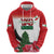 Custom Lebanon Independence Day Zip Hoodie Cyclamen Flowers Blooming - Wonder Print Shop
