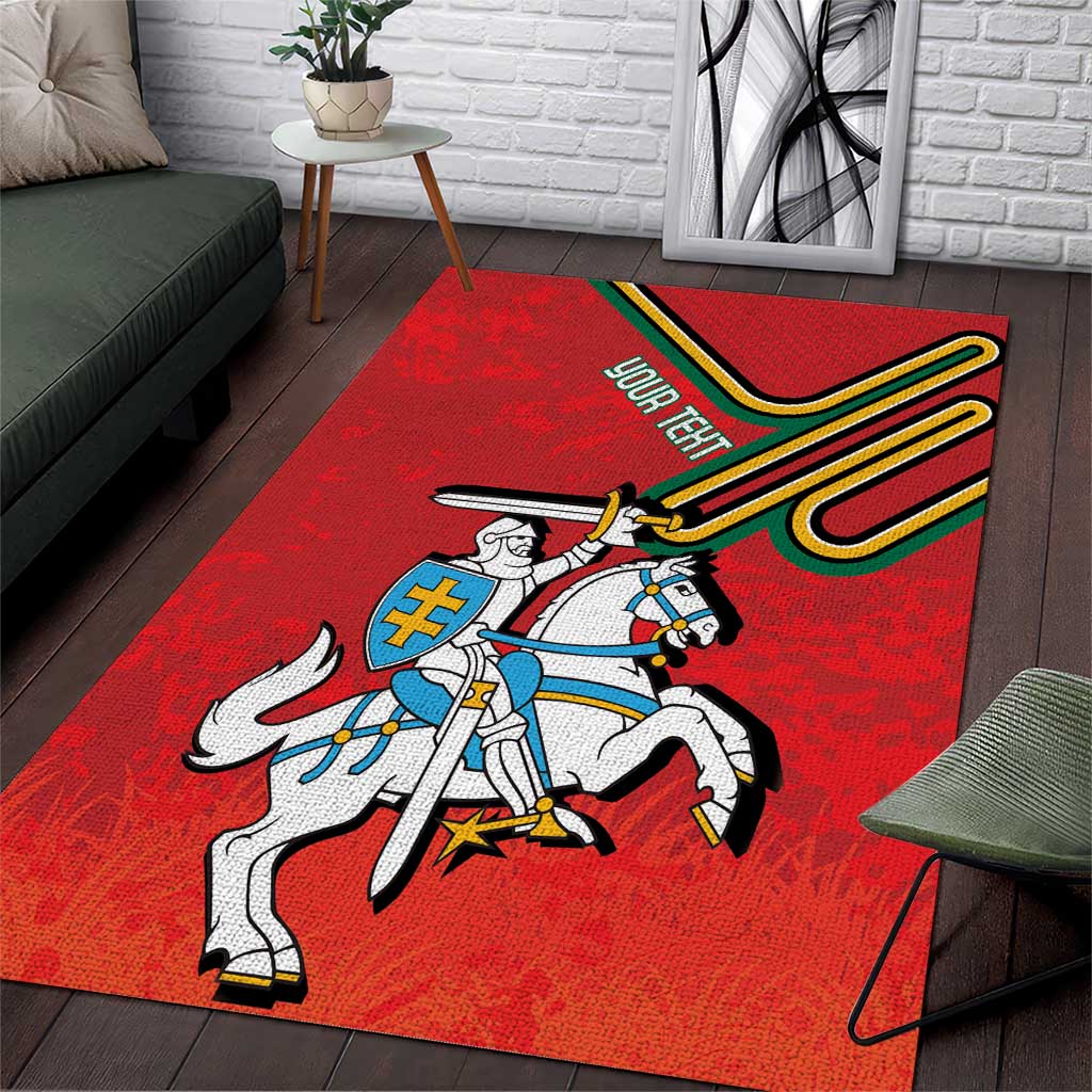 Personalized Lithuania Coat Of Arms Area Rug Special Version - Wonder Print Shop