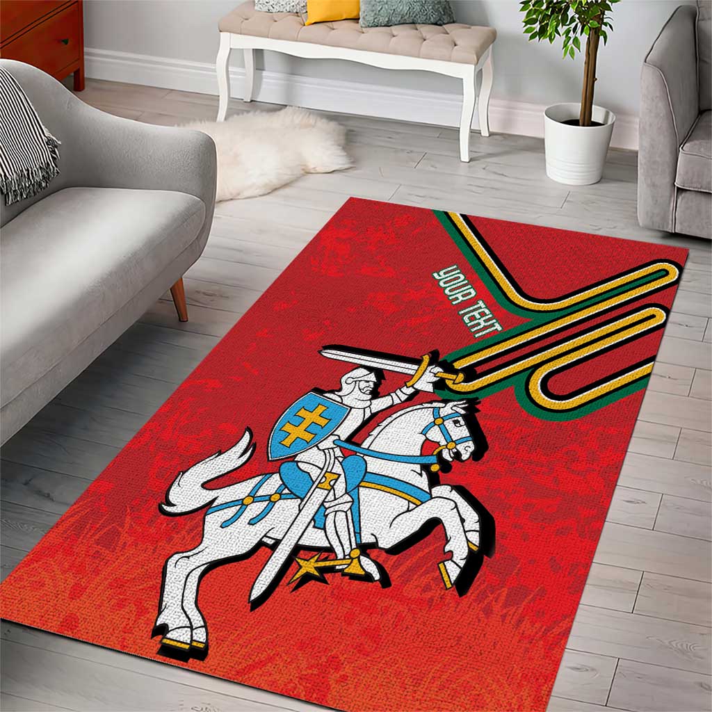 Personalized Lithuania Coat Of Arms Area Rug Special Version - Wonder Print Shop
