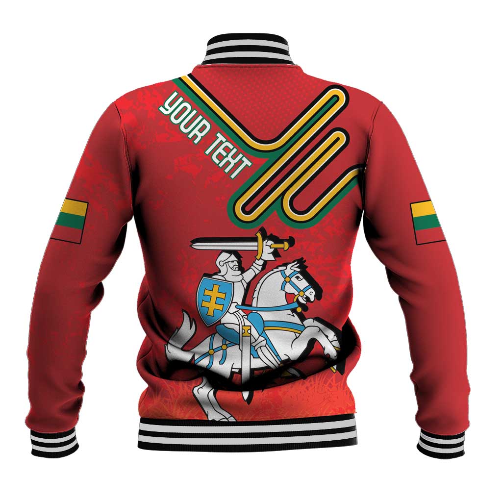 Personalized Lithuania Coat Of Arms Baseball Jacket Special Version - Wonder Print Shop