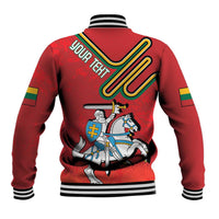 Personalized Lithuania Coat Of Arms Baseball Jacket Special Version - Wonder Print Shop