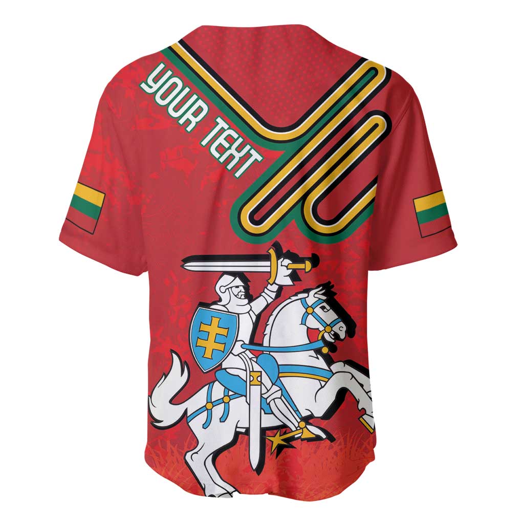 Personalized Lithuania Coat Of Arms Baseball Jersey Special Version - Wonder Print Shop