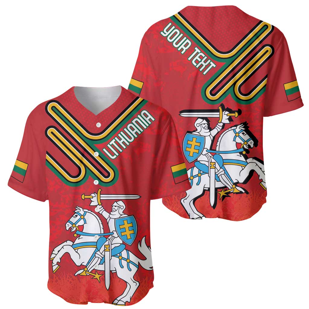 Personalized Lithuania Coat Of Arms Baseball Jersey Special Version - Wonder Print Shop