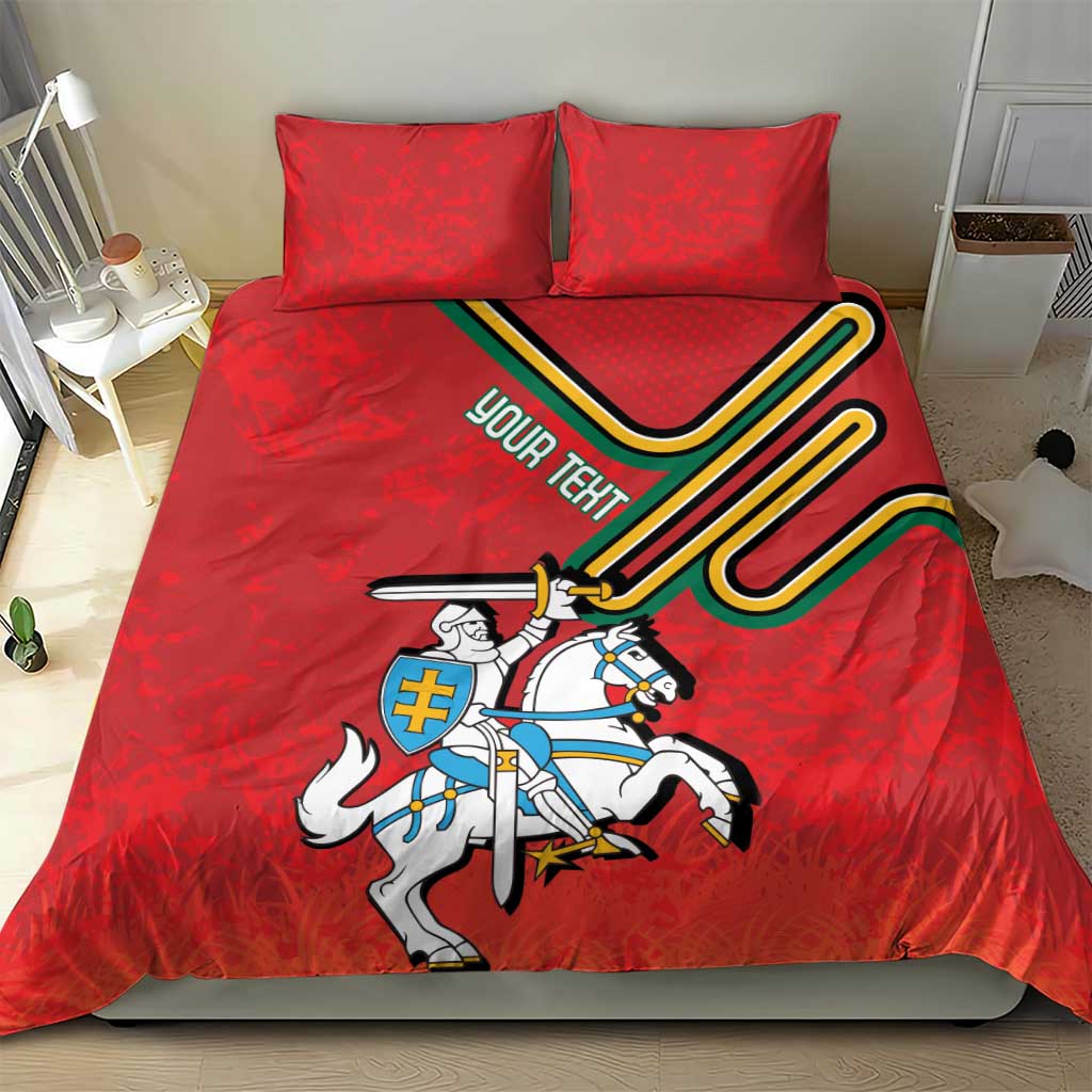 Personalized Lithuania Coat Of Arms Bedding Set Special Version - Wonder Print Shop