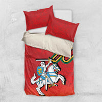 Personalized Lithuania Coat Of Arms Bedding Set Special Version - Wonder Print Shop