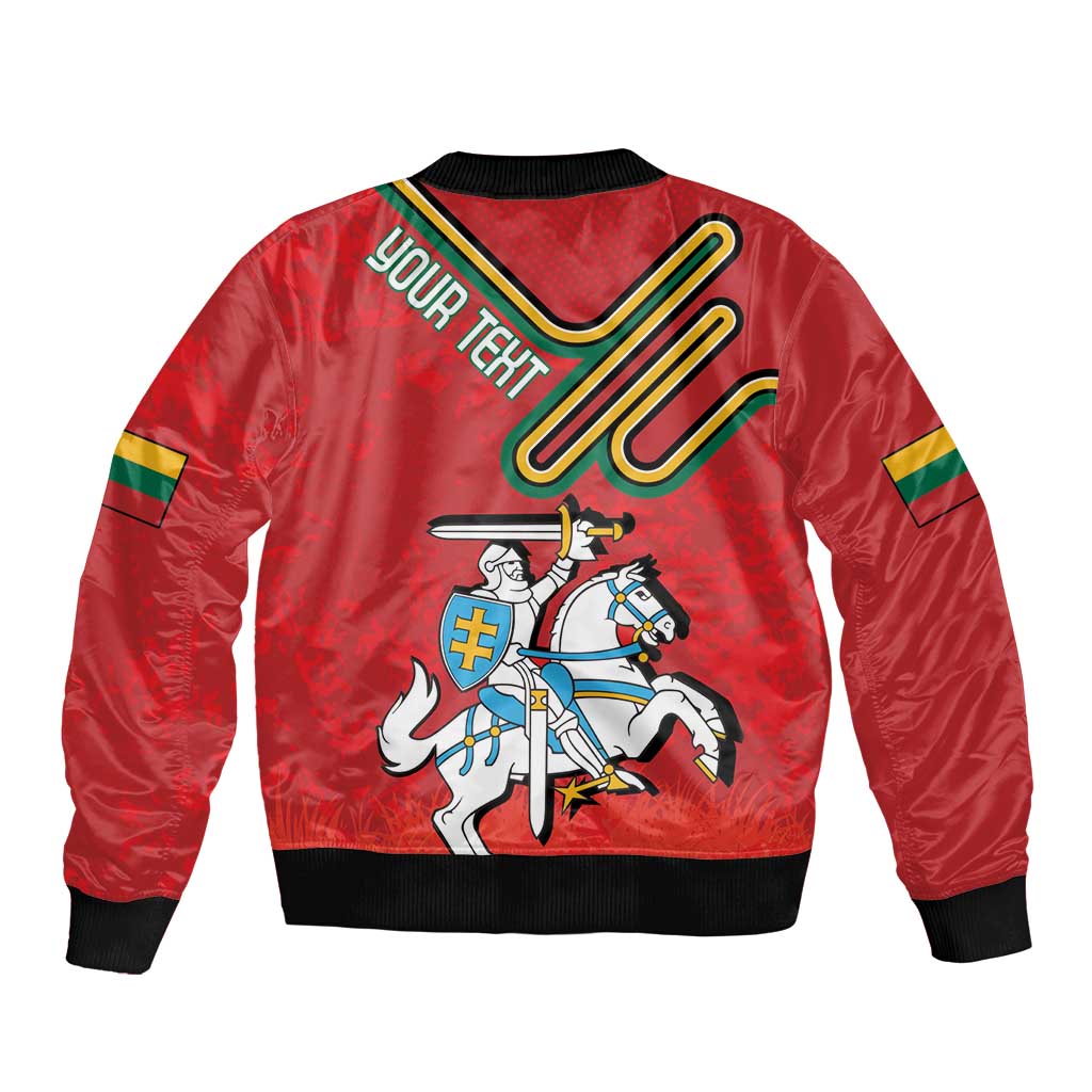 Personalized Lithuania Coat Of Arms Bomber Jacket Special Version - Wonder Print Shop