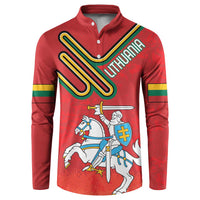 Personalized Lithuania Coat Of Arms Button Sweatshirt Special Version - Wonder Print Shop