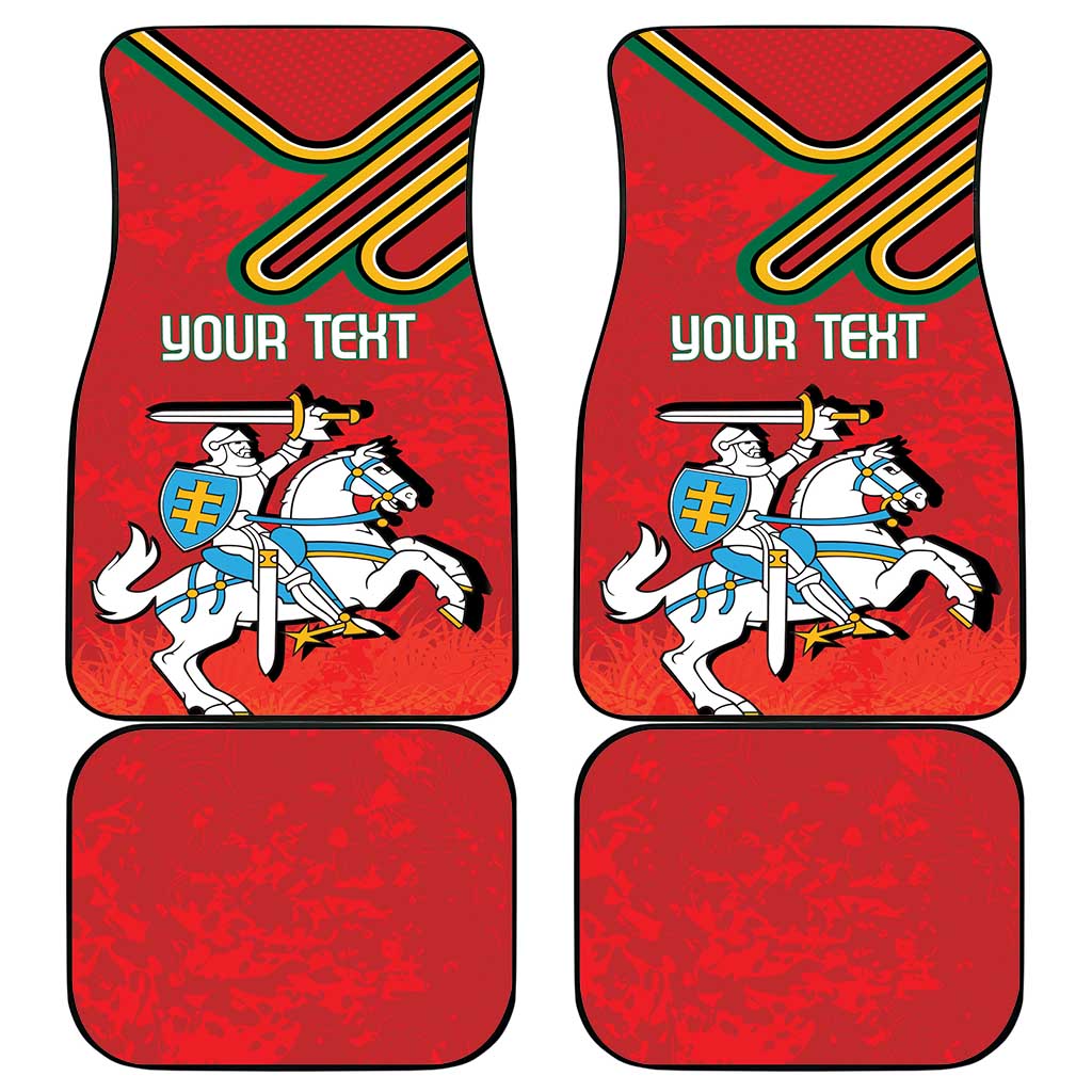 Personalized Lithuania Coat Of Arms Car Mats Special Version - Wonder Print Shop