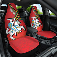 Personalized Lithuania Coat Of Arms Car Seat Cover Special Version - Wonder Print Shop