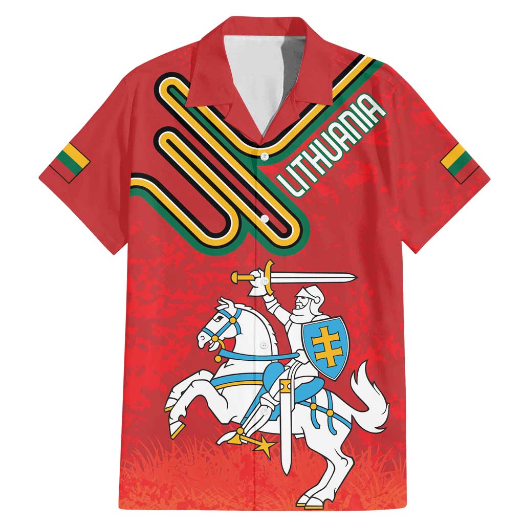 Personalized Lithuania Coat Of Arms Family Matching Mermaid Dress and Hawaiian Shirt Special Version - Wonder Print Shop