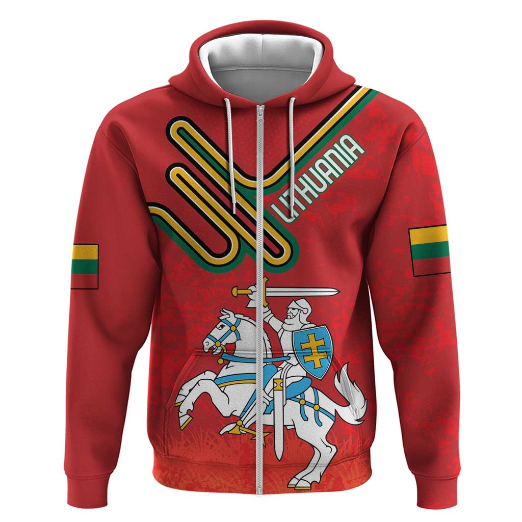 Personalized Lithuania Coat Of Arms Hoodie Special Version - Wonder Print Shop