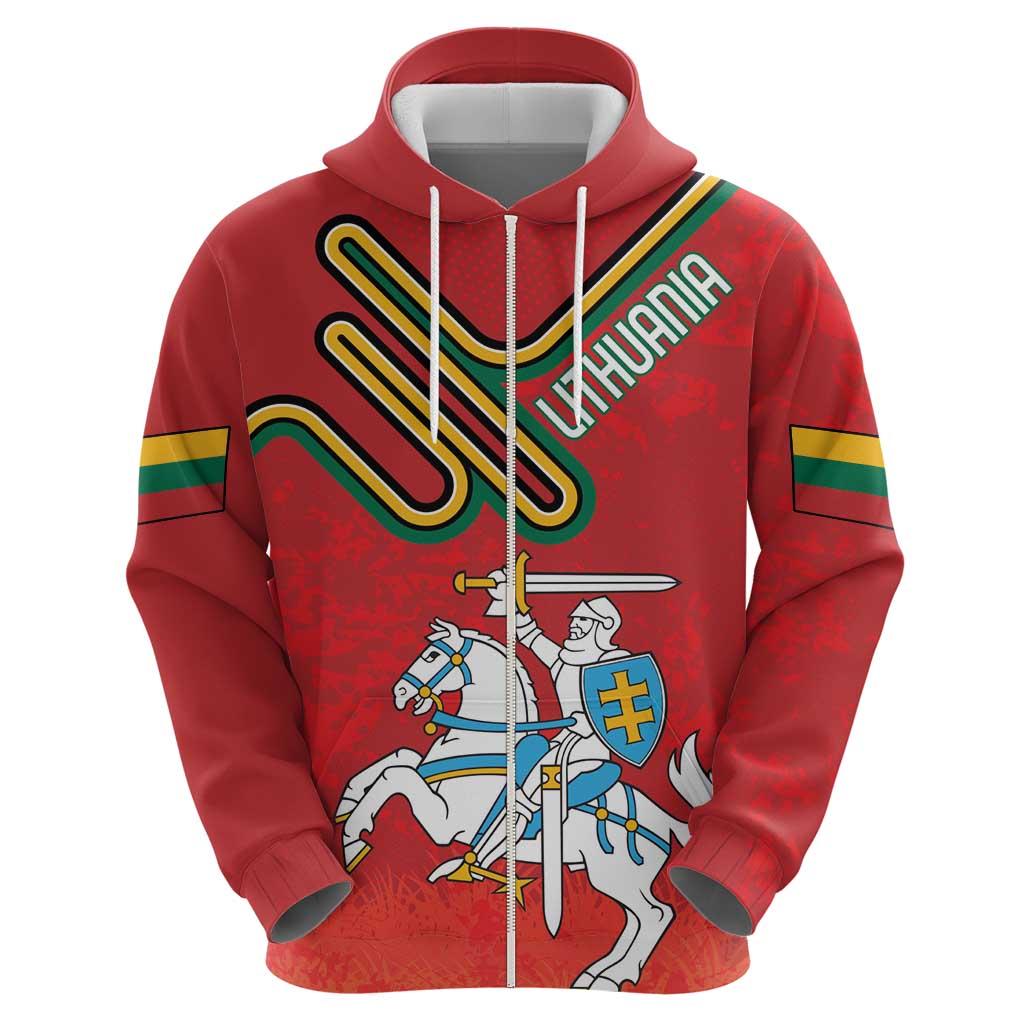 Personalized Lithuania Coat Of Arms Hoodie Special Version - Wonder Print Shop