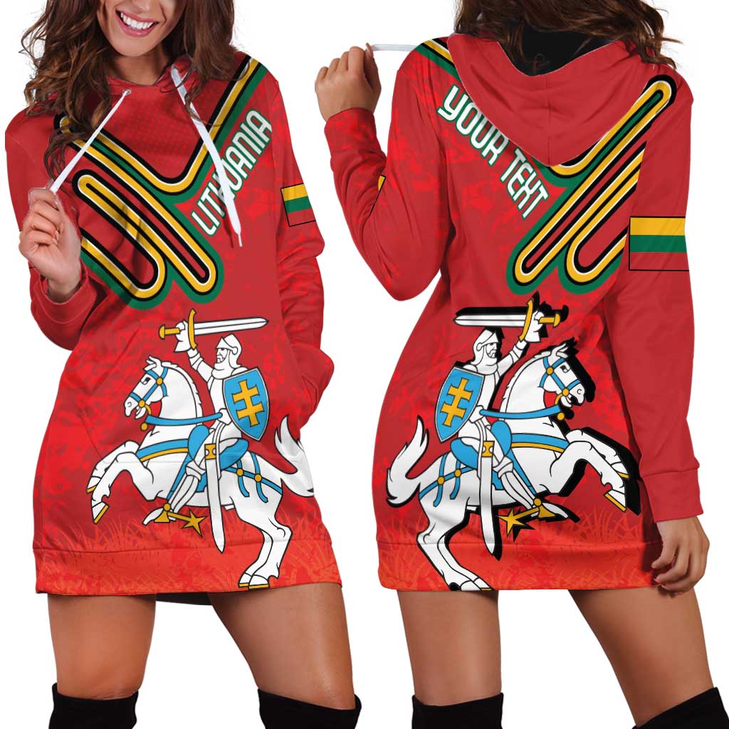 Personalized Lithuania Coat Of Arms Hoodie Dress Special Version - Wonder Print Shop