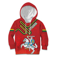 Personalized Lithuania Coat Of Arms Kid Hoodie Special Version - Wonder Print Shop