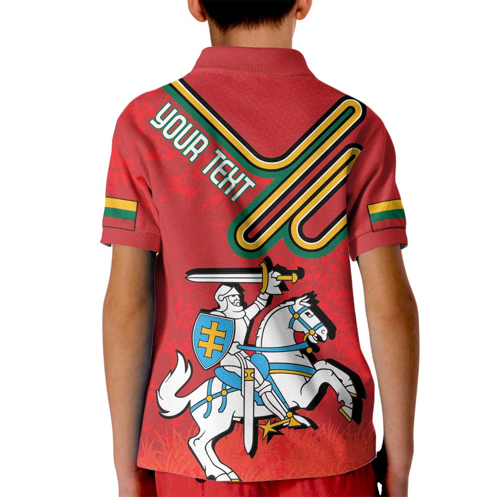 Personalized Lithuania Coat Of Arms Kid Polo Shirt Special Version - Wonder Print Shop