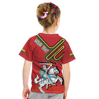 Personalized Lithuania Coat Of Arms Kid T Shirt Special Version - Wonder Print Shop