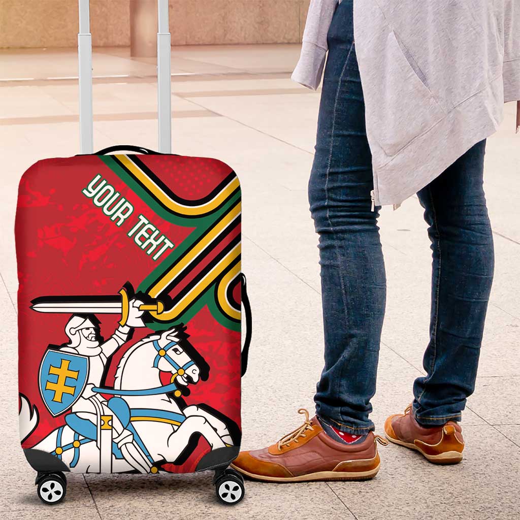 Personalized Lithuania Coat Of Arms Luggage Cover Special Version - Wonder Print Shop