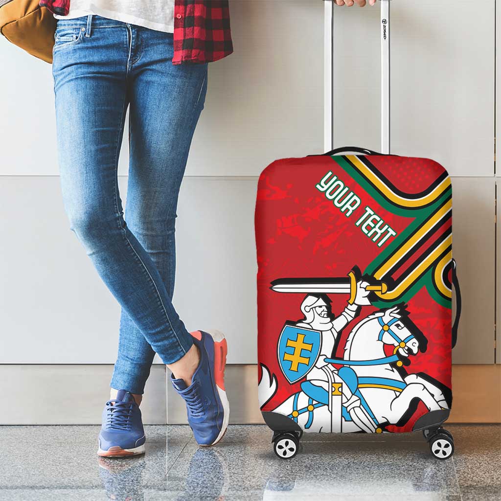 Personalized Lithuania Coat Of Arms Luggage Cover Special Version - Wonder Print Shop