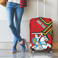 Personalized Lithuania Coat Of Arms Luggage Cover Special Version - Wonder Print Shop