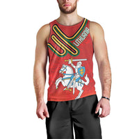 Personalized Lithuania Coat Of Arms Men Tank Top Special Version - Wonder Print Shop