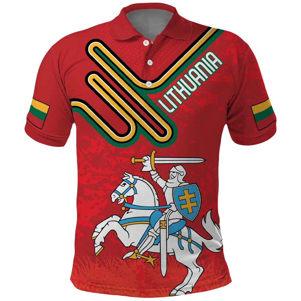 Personalized Lithuania Coat Of Arms Polo Shirt Special Version - Wonder Print Shop
