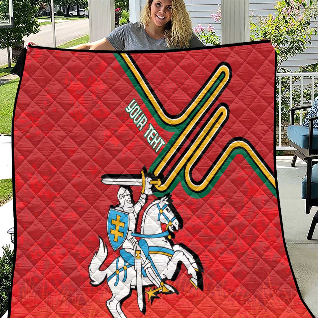 Personalized Lithuania Coat Of Arms Quilt Special Version - Wonder Print Shop