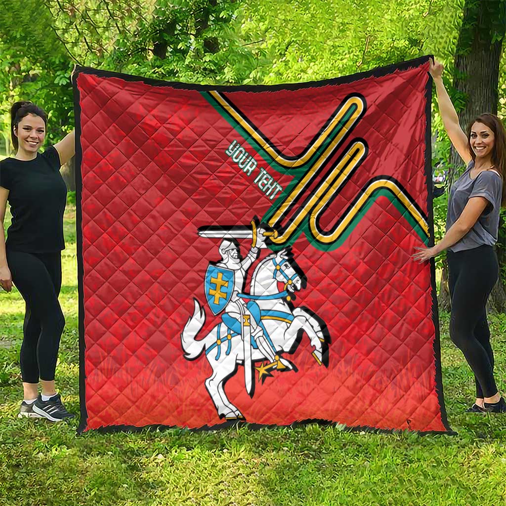 Personalized Lithuania Coat Of Arms Quilt Special Version - Wonder Print Shop